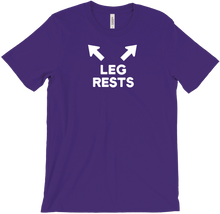 Leg Rests T-Shirt - White Ink