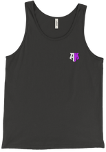AyeKodaa White & Purple Tank Top