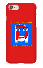 Fuzzee Tutorials Logo w/ Text iPhone Cases