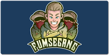FumseGang XXL Gaming Mousepad Weißer Rand