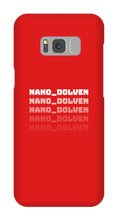 Nano_Dolven's Samsung Phone Cases White Text