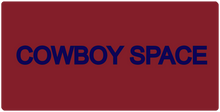mousepad XXL 'cowboy space'