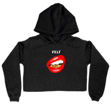Women's "VILLE" Crop Top Hoodie
