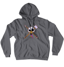 Hammer and Arrow Hoodies with Orange Border