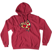 Heart Hoodie (No-Zip/Pullover)
