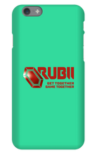 Rubii iPhone Phone Cases (red logo)