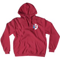 Hoodie-Pullover (White side circle)