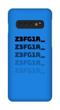 Z3FG1R_ Black Text Samsung Cases