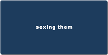 Sexing Them Mousepad
