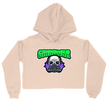 Gas Mask Skull hoodie-women-cropped