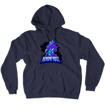 Black W/ White Stars Hoodies (No-Zip/Pullover)