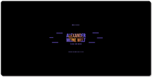 Alexander´s Welt XXL Gaming Mousepad