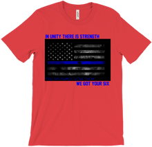 Blue line Small logo T-Shirts