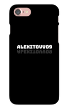 alexitovv09 iPhone texto blanco