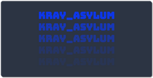 kray_asylum XXL Gaming Mousepad