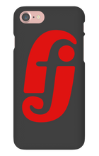 drumfacejames iPhone Case (Red Logo)