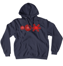 You will witness this on a hoodie.