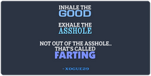 Inhale Quote Deskmat - Dark