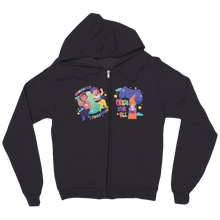 STAND TOGETHER pride zip-up-hoodie