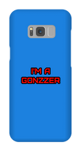 Funda de celular para Samsung con frase roja