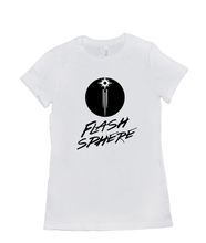 Flash Sphere Black Logo Woman Tee