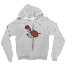 Red Nessie Zip Up Hoodie