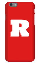 Ryan Syed iPhone Case White Logo