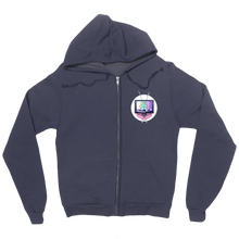 Hazy  Logo Zip Up Hoodie