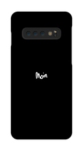 Samsung Handyhülle "moin" (logo weiß)