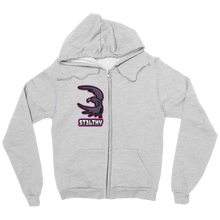 St3lthy Zip Up Hoodie Right Side Logo Raven Design