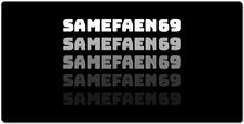 samefaen69 XXL Gaming Mousepad