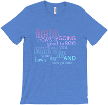 T-Shirt - Greetings - Bright Colours