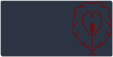 Logo XXL Mousepad Red