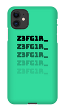 Z3FG1R_ Black Text Iphone Cases