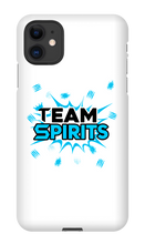 Team Spirits Blue Theme iPhone Phone Cases