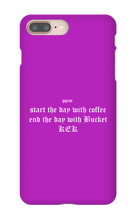 Coffee and Buckets iPhone Phone Case