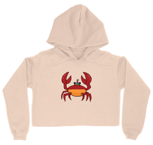 Crab Women's Cropped Hoodie