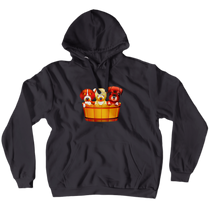 Hoodies (No-Zip/Pullover)-High quality-3 doggies