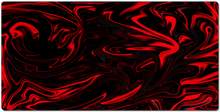 XXL Gaming Mousepad black with red swirl
