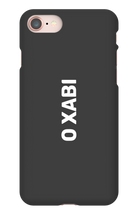 O Xabi iPhone Phone Cases - Logo OXabi White