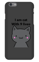 I am a cat iPhone Phone Cases