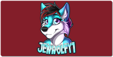 jenwolfy1 XXL Gaming Mousepad