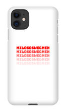 MILOSOSWEGMEN Iphone case (Red)