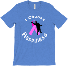 I Choose Happiness Pink Ribbon T-Shirt