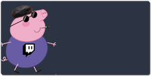 papa_pig_332 XXL Gaming Mousepad