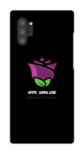 Cover Samsung (Rosa viola con scritta)