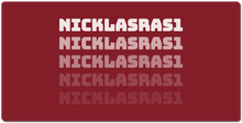 nicklasras1 XXL Gaming Mousepad