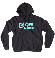 Pulli Twitch Neon Hellblau mit Schrift