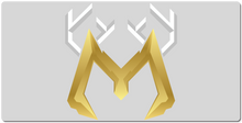 Gold logo XXL Gaming Moosepad
