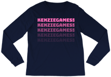 Kenziegames5 logo fade long sleeve